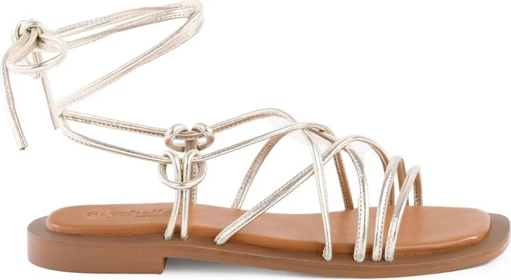 Lilac Two Ankle Wrap Sandal - Image 3