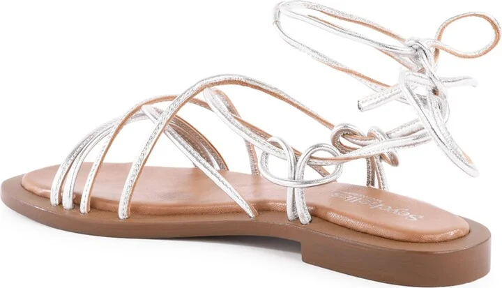 Lilac Two Ankle Wrap Sandal - Image 7