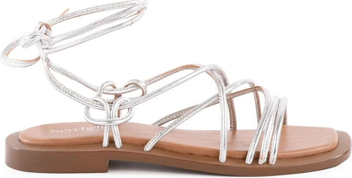 Lilac Two Ankle Wrap Sandal - Image 8