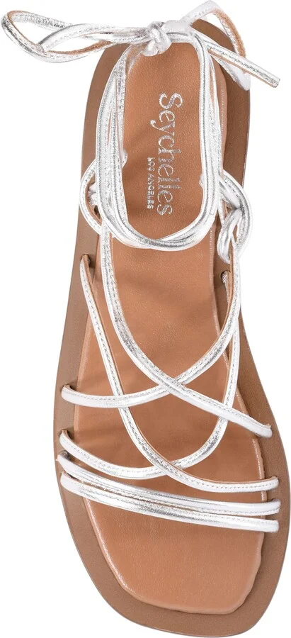 Lilac Two Ankle Wrap Sandal - Image 9