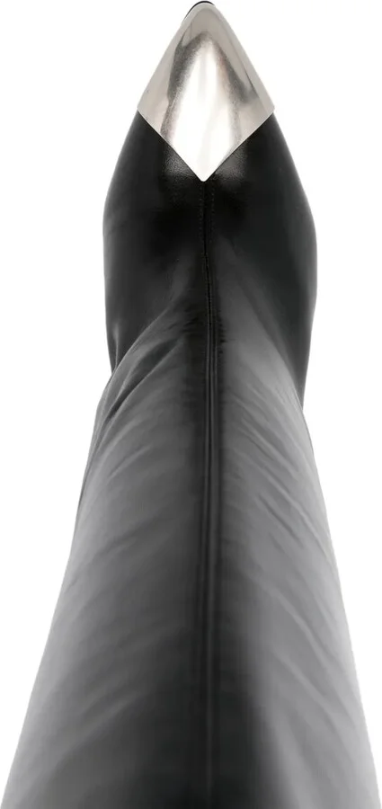 Lilezio 95mm leather knee-high boots - Image 4