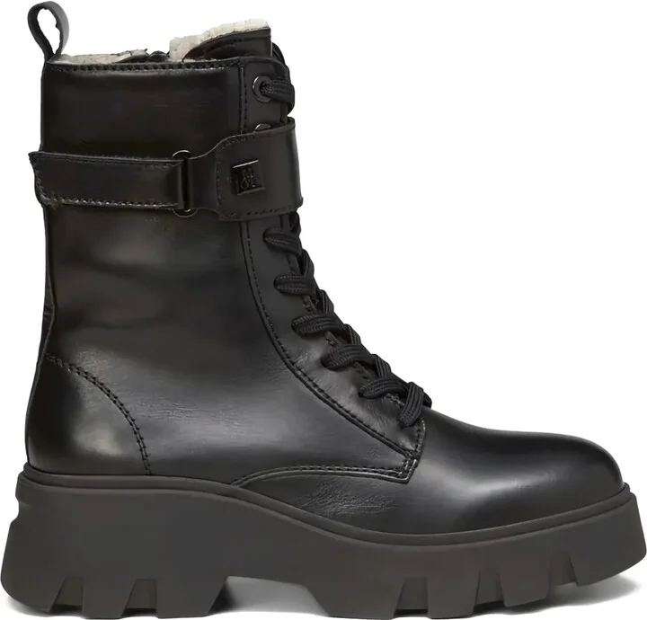 Liliam chunky-sole lace-up boots