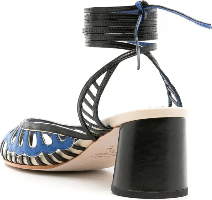 Lilibet 50mm ankle-tie sandals - Image 3