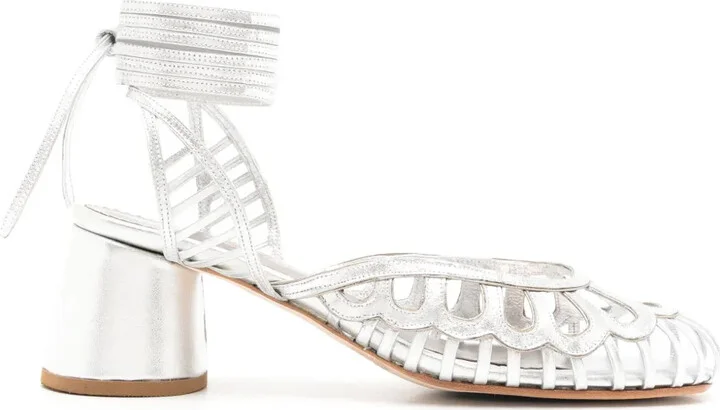 Lilibet 55mm leather pumps