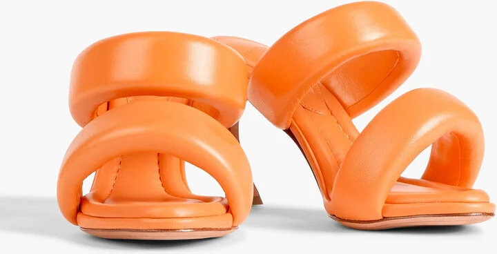Lilla 85 padded leather mules - Image 5