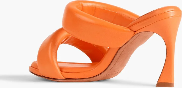 Lilla 85 padded leather mules - Image 6