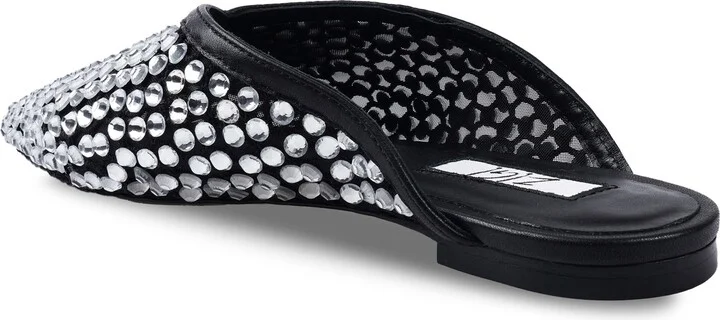 Lilla Crystal Embellished Pointed Toe Mule - Image 2