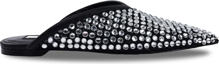 Lilla Crystal Embellished Pointed Toe Mule - Image 3