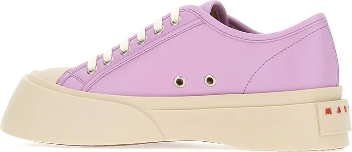 Lillac Nappa Leather Pablo Sneakers - Image 3