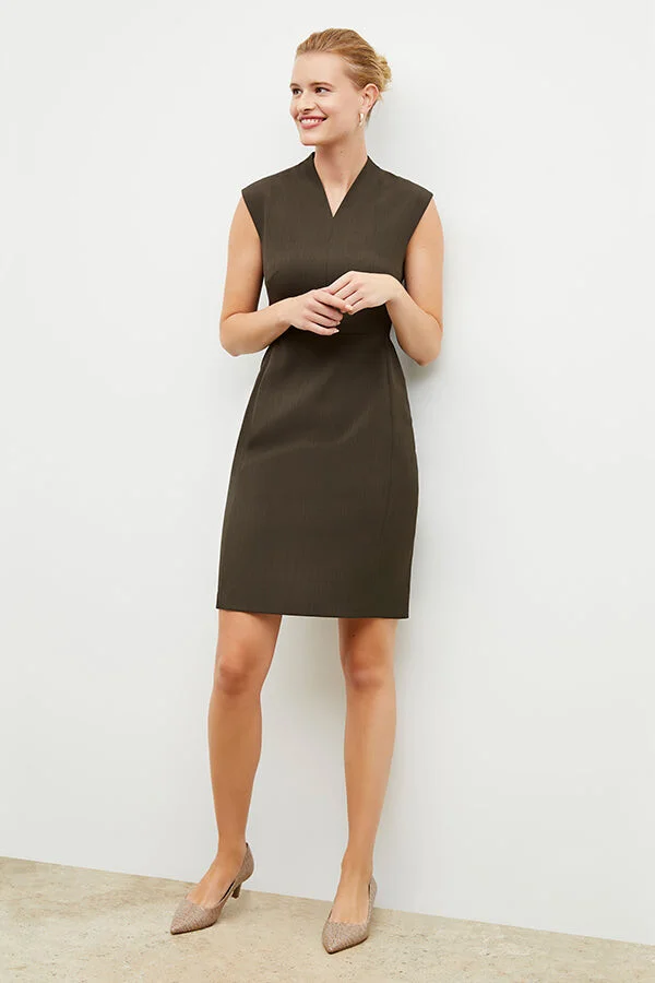 Lillian Pump - Embossed Croc - Rosy Taupe - Image 5
