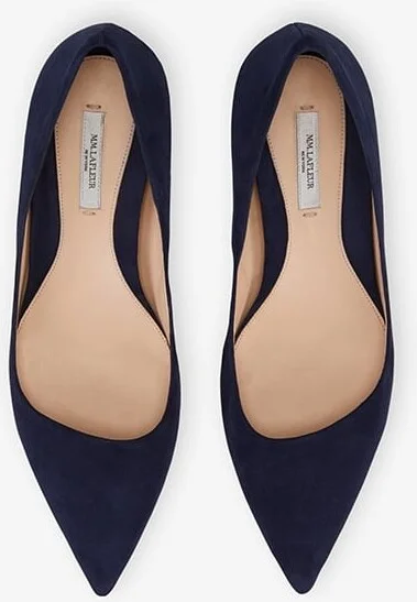 Lillian Pump - Suede - Navy - Image 2