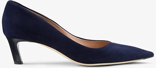 Lillian Pump - Suede - Navy - Image 5