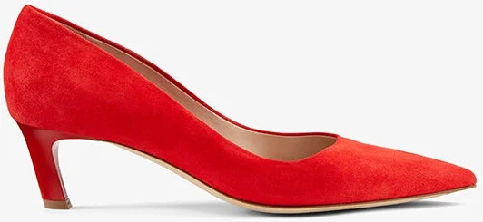 Lillian Pump - Suede - Vermilion - Image 5