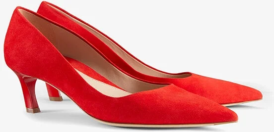 Lillian Pump - Suede - Vermilion - Image 6