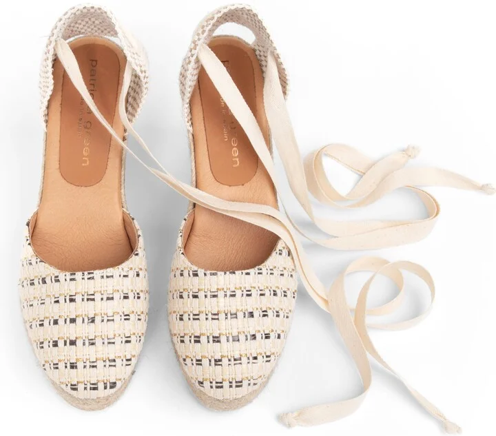 Lillian Raffia Ankle Wrap Platform Espadrille Sandal - Image 7