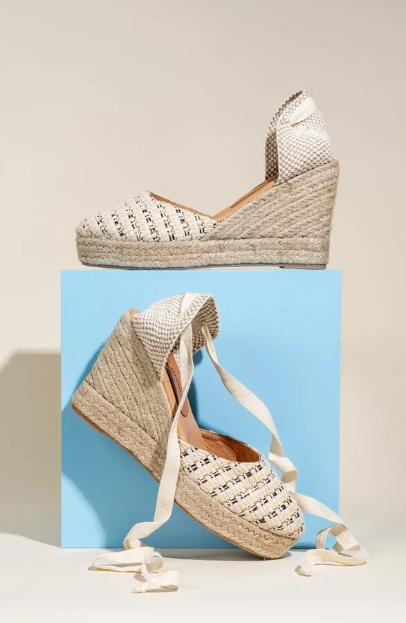 Lillian Raffia Ankle Wrap Platform Espadrille Sandal - Image 8