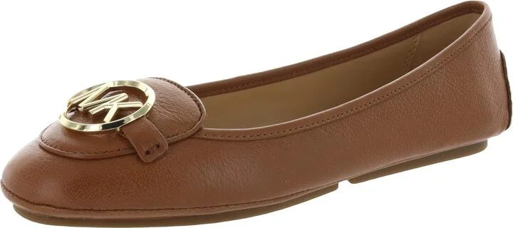 Lillie Moc Womens Leather Signature Moccasins