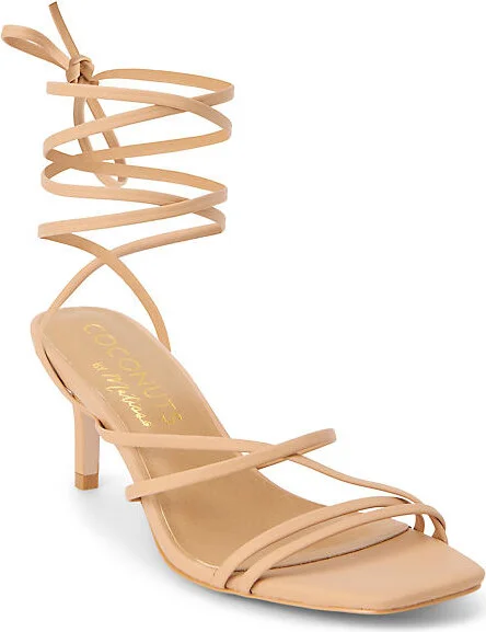 Lilly Ankle-Wrap Kitten Heels - Image 2
