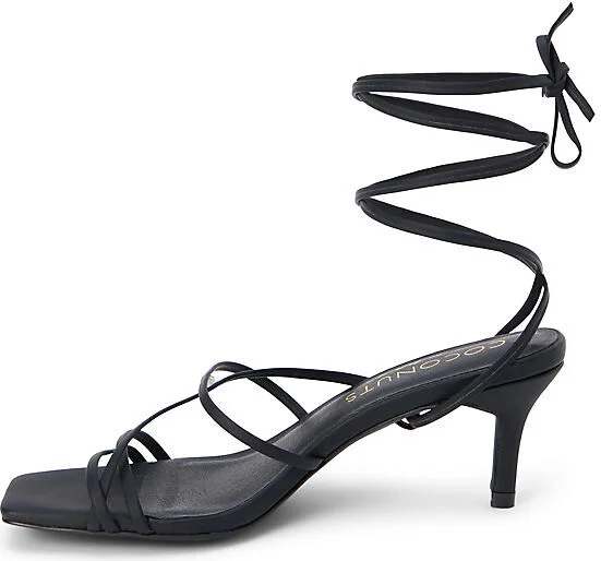 Lilly Ankle-Wrap Kitten Heels - Image 3