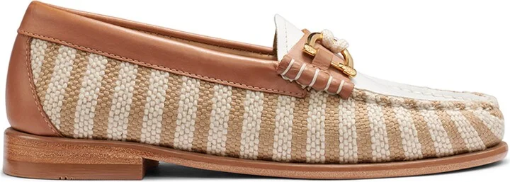 Lilly Nautical Leather & Canvas Loafer - Image 2