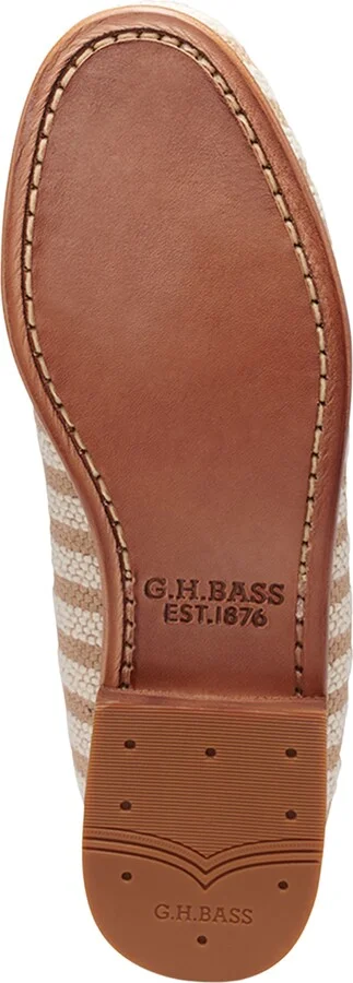 Lilly Nautical Leather & Canvas Loafer - Image 4