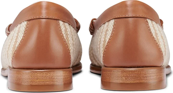 Lilly Nautical Leather & Canvas Loafer - Image 5