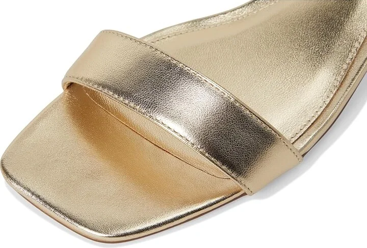 Lilly Pulitzer Cary Sandals Women's Wedge Shoes Gold Metallic : 8 M, Leather - Image 7