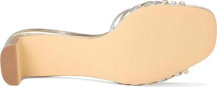 Lilly Pulitzer Cora Sandals Women's Sandals Gold Metallic X Silver Metallic : 9.5 M, Leather - Image 3