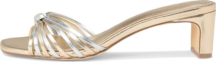 Lilly Pulitzer Cora Sandals Women's Sandals Gold Metallic X Silver Metallic : 9.5 M, Leather - Image 6
