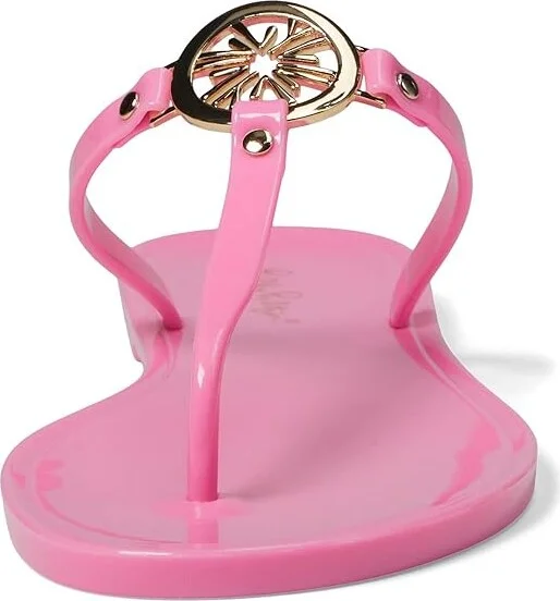 Lilly Pulitzer Hollie Jelly Sandal Women's Shoes Havana Pink : 8 M, Synthetic - Image 2