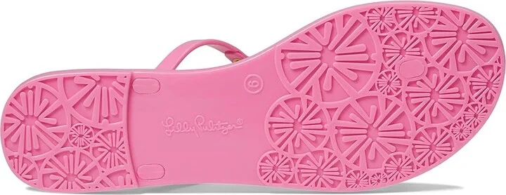 Lilly Pulitzer Hollie Jelly Sandal Women's Shoes Havana Pink : 8 M, Synthetic - Image 3