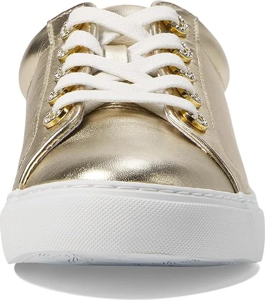 Lilly Pulitzer Lux Hallie Sneaker Women's Shoes Gold Metallic : 6 M, Leather - Image 5