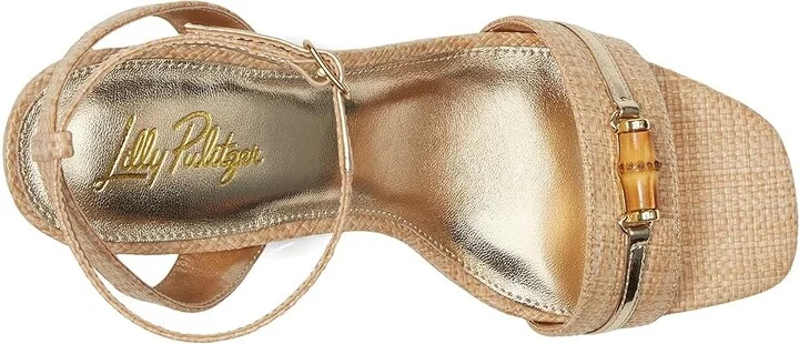Lilly Pulitzer May Sandals Women's Sandals Natural : 7 M, Leather - Image 2