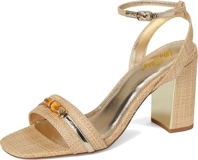 Lilly Pulitzer May Sandals Women's Sandals Natural : 7 M, Leather - Image 5
