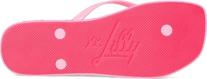 Lilly Pulitzer Sandsational Square Toe F Women's Sandals Royal Coral Shoe : 9-10 M, Rubber - Image 7