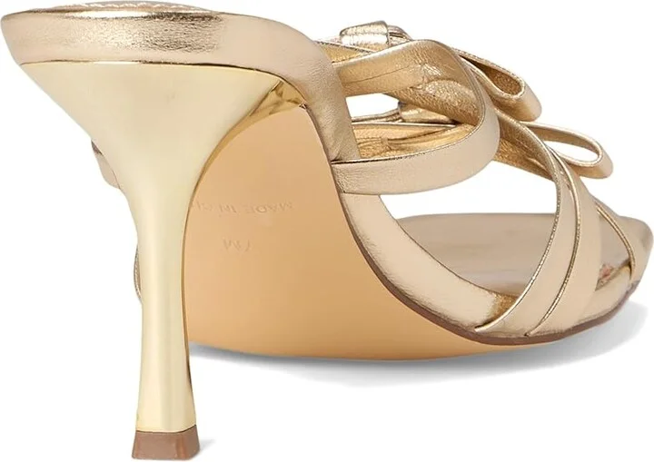 Lilly Pulitzer Wanda Slide Sandal Women's Sandals Gold Metalic : 8 M, Leather - Image 4