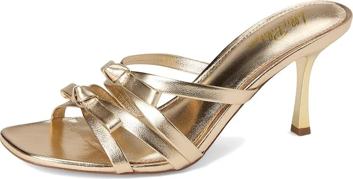 Lilly Pulitzer Wanda Slide Sandal Women's Sandals Gold Metalic : 8 M, Leather - Image 5