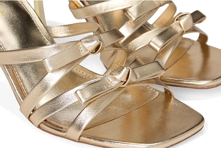 Lilly Pulitzer Wanda Slide Sandal Women's Sandals Gold Metalic : 8 M, Leather - Image 7