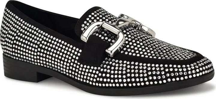 Lilma Womens Embellished Textured Slip-On Sneakers