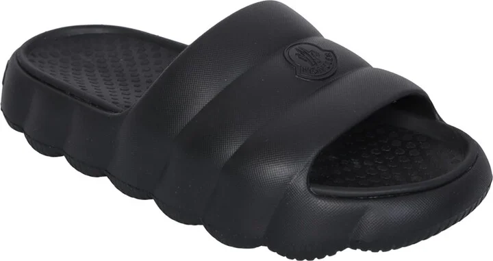 Lilo Black Quilted Slides - Image 2