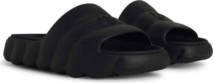 'lilo' Black Rubber Slippers - Image 2