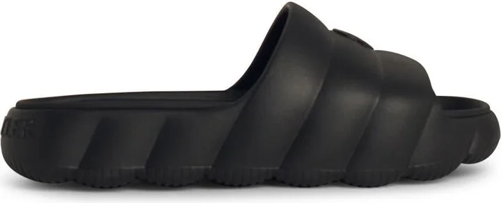 'lilo' Black Rubber Slippers