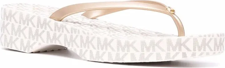Lilo monogram-print flip-flops - Image 2
