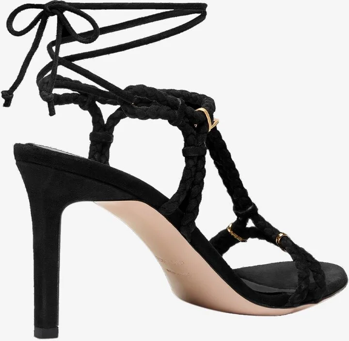 Lily 105 Woven Suede Sandals - Image 2