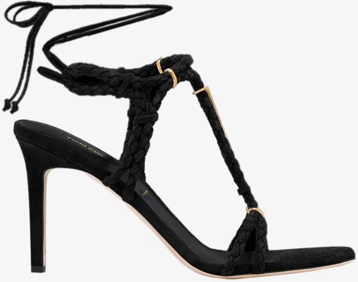 Lily 105 Woven Suede Sandals