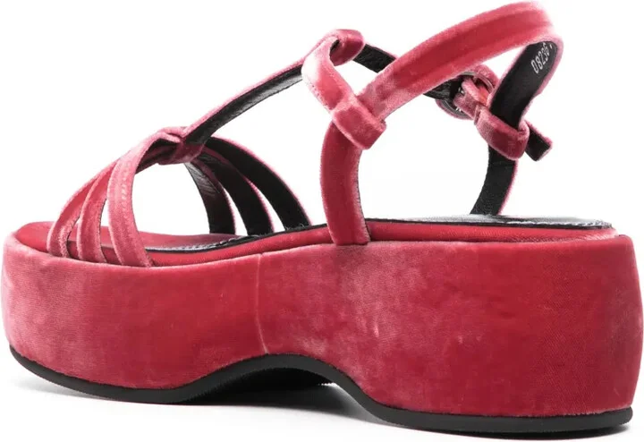 Lily 60mm velvet sandals - Image 3