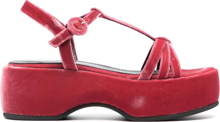 Lily 60mm velvet sandals