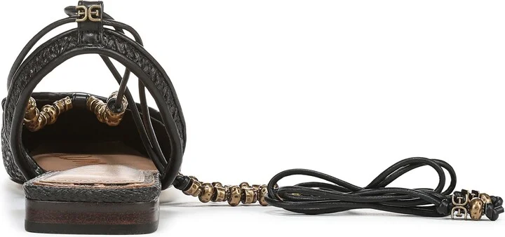 Lily Ankle Wrap Flat - Image 7