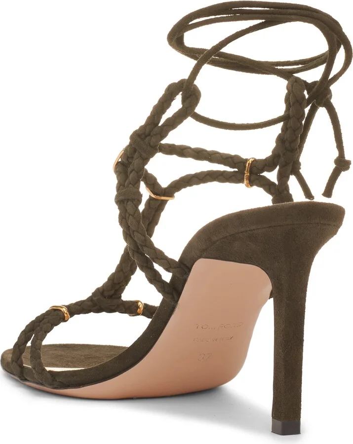 Lily Braided Strap Stiletto Sandal - Image 2