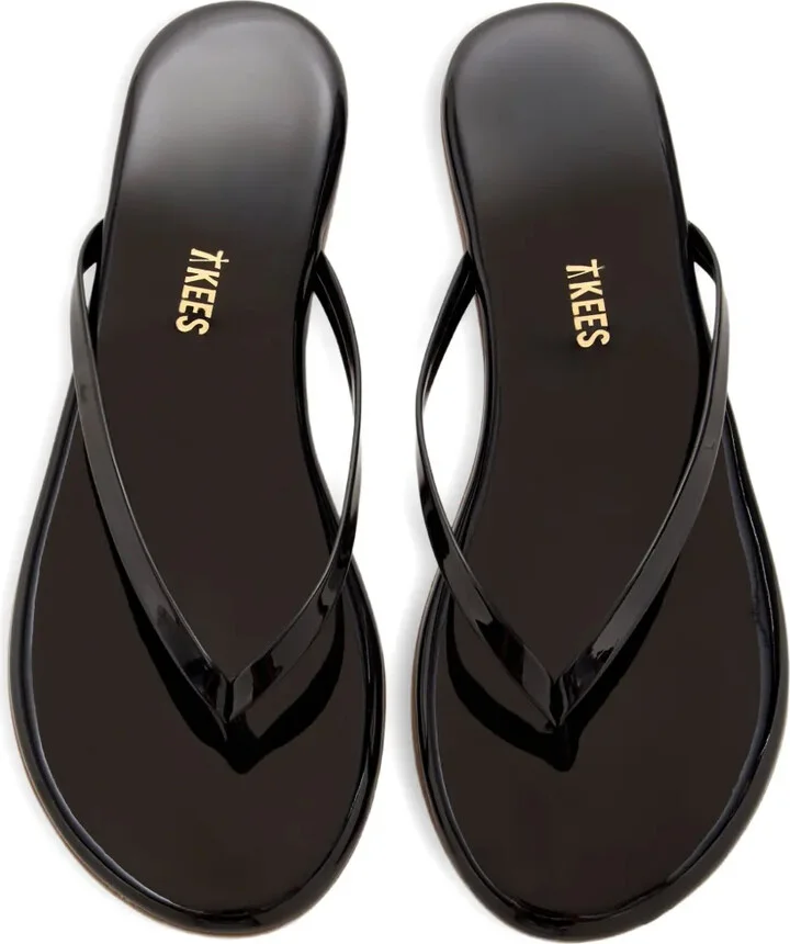 Lily glossy thong sandals - Image 3